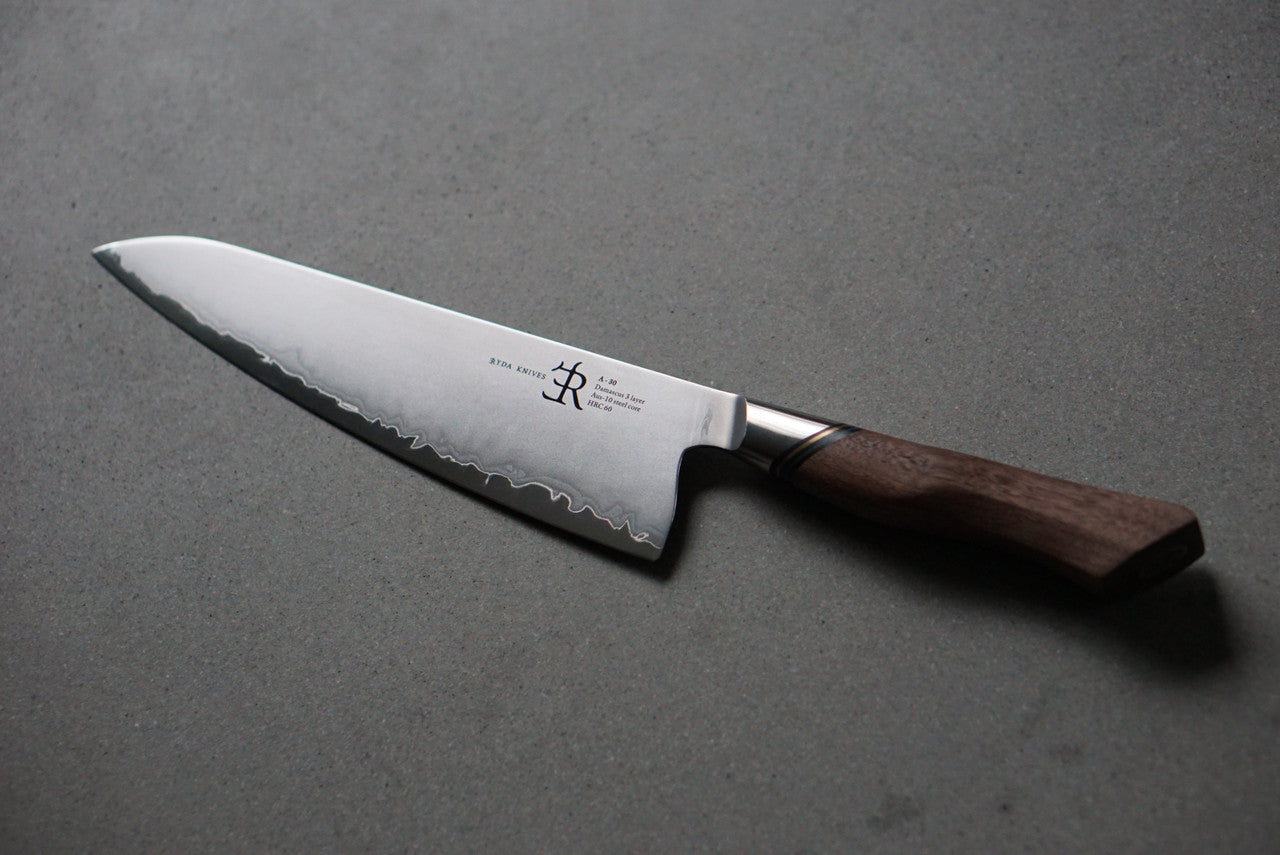 Ryda A-30 Sanmai Damascus 8 inch Chef Knife