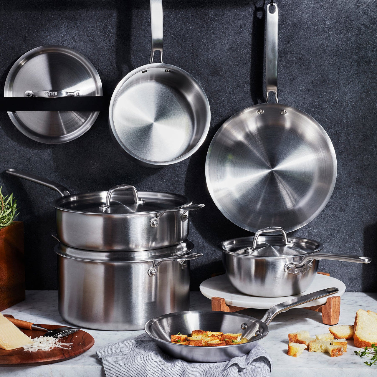 EATER + Heritage Steel Stainless Steel 10 Piece Set