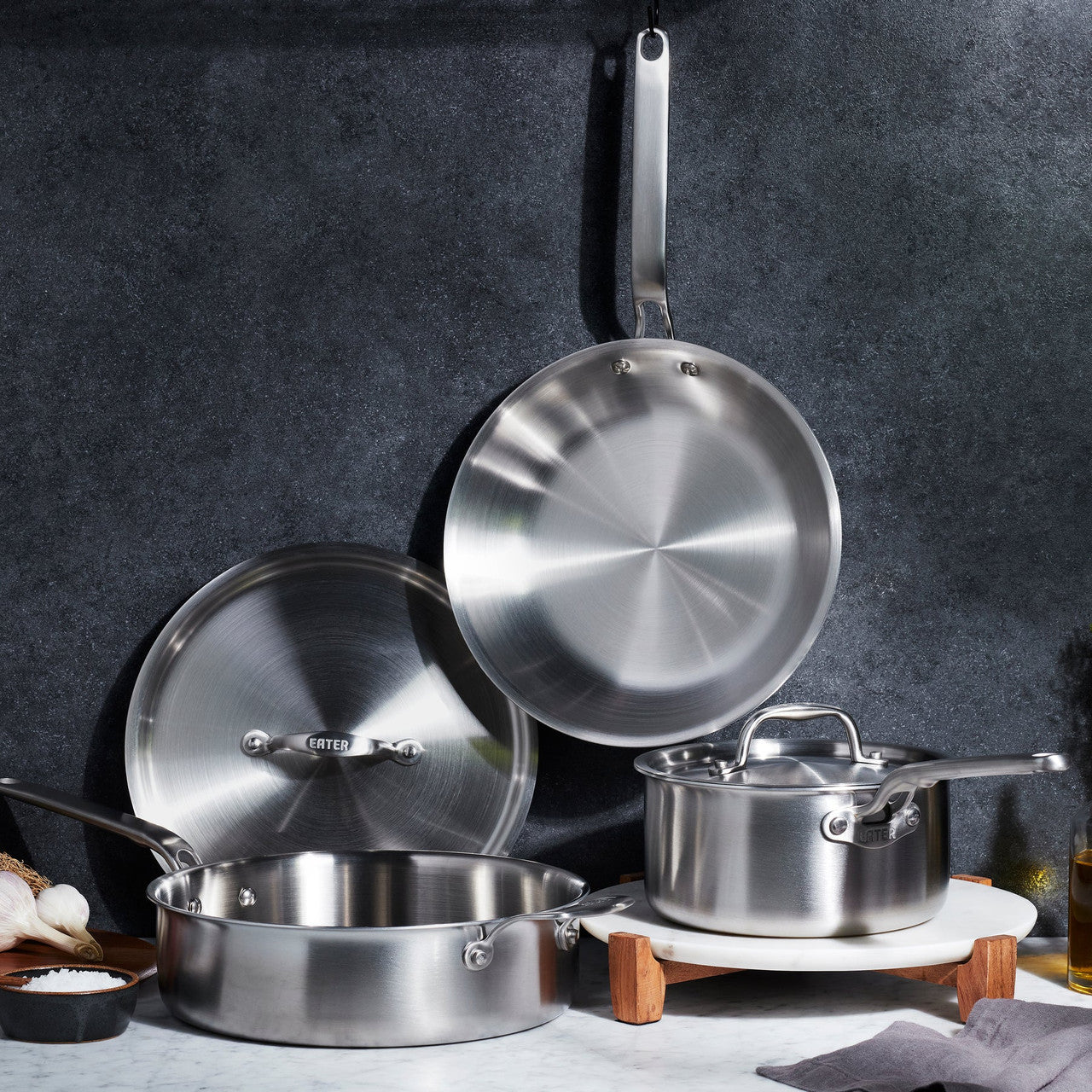 EATER + Heritage Steel Stainless Steel 5 Piece Essential Set