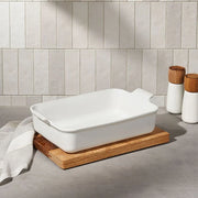 Le Creuset Deep Rectangular Lasagna Dish - White