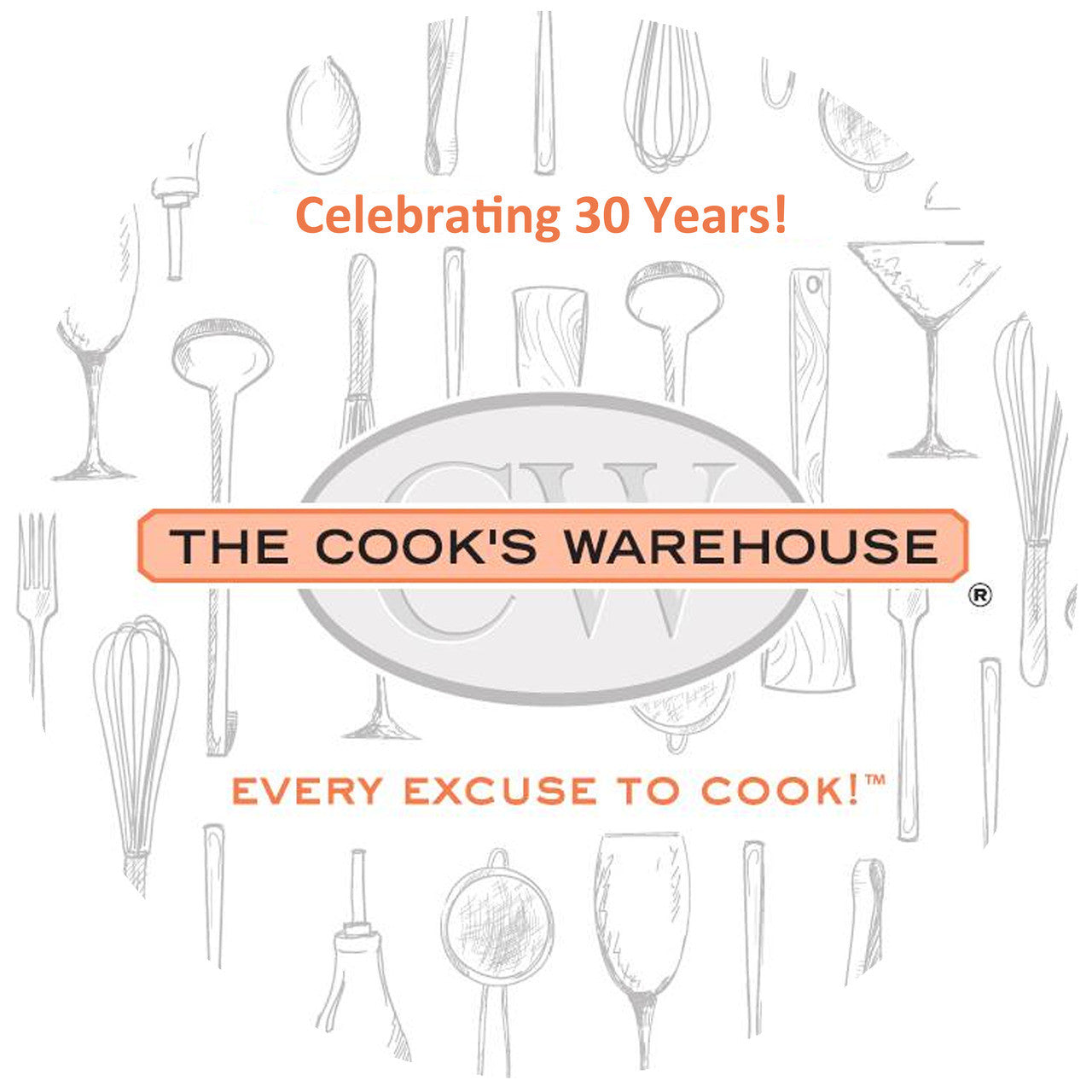 Silicone Jar Opener with 30th Anniversary Logo