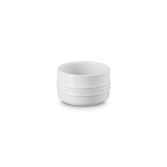 Le Creuset Straight Wall Stackable Ramekin - White