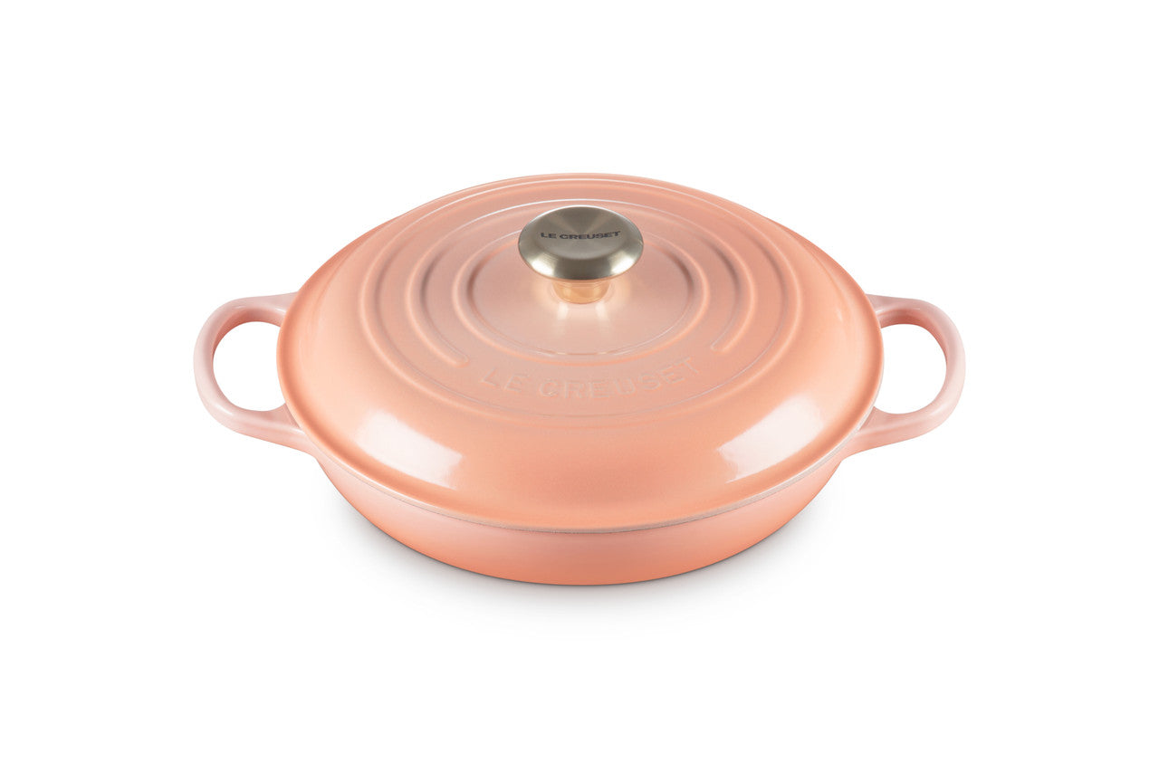 Le Creuset Signature Cast Iron Braisers - Peche