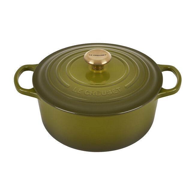 Le Creuset Signature Cast Iron 5.5 qt. Round Oven - Olive