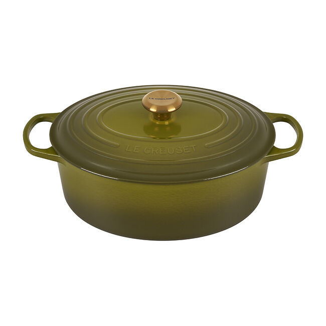 Le Creuset Signature Cast Iron 6.75 qt. Oval Oven - Olive