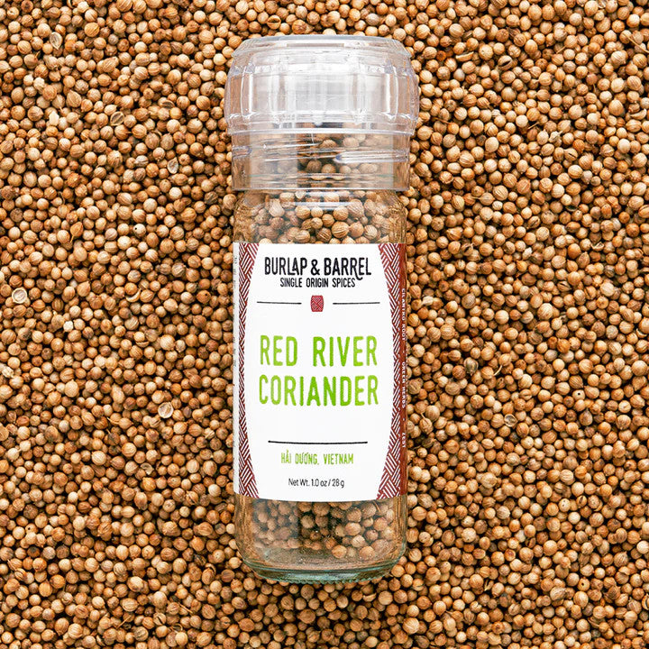 Burlap and Barrel Red River Coriander (Grinder Top Jar)
