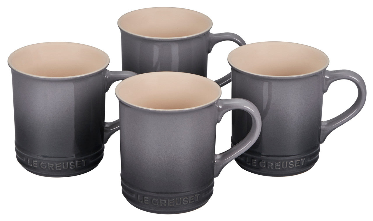 Le Creuset Gift Set of (4) Mugs - Oyster