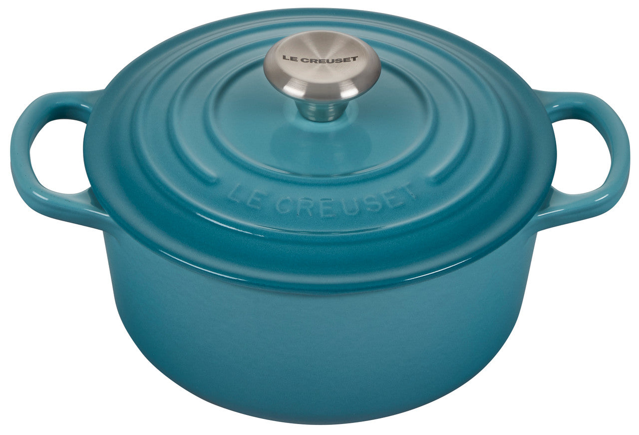 Le Creuset Signature Cast Iron Round Ovens - Caribbean