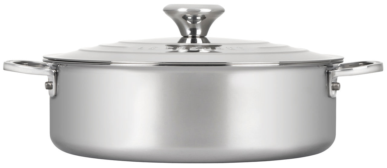 Le Creuset Stainless Steel 4.5 qt. Rondeau with Lid