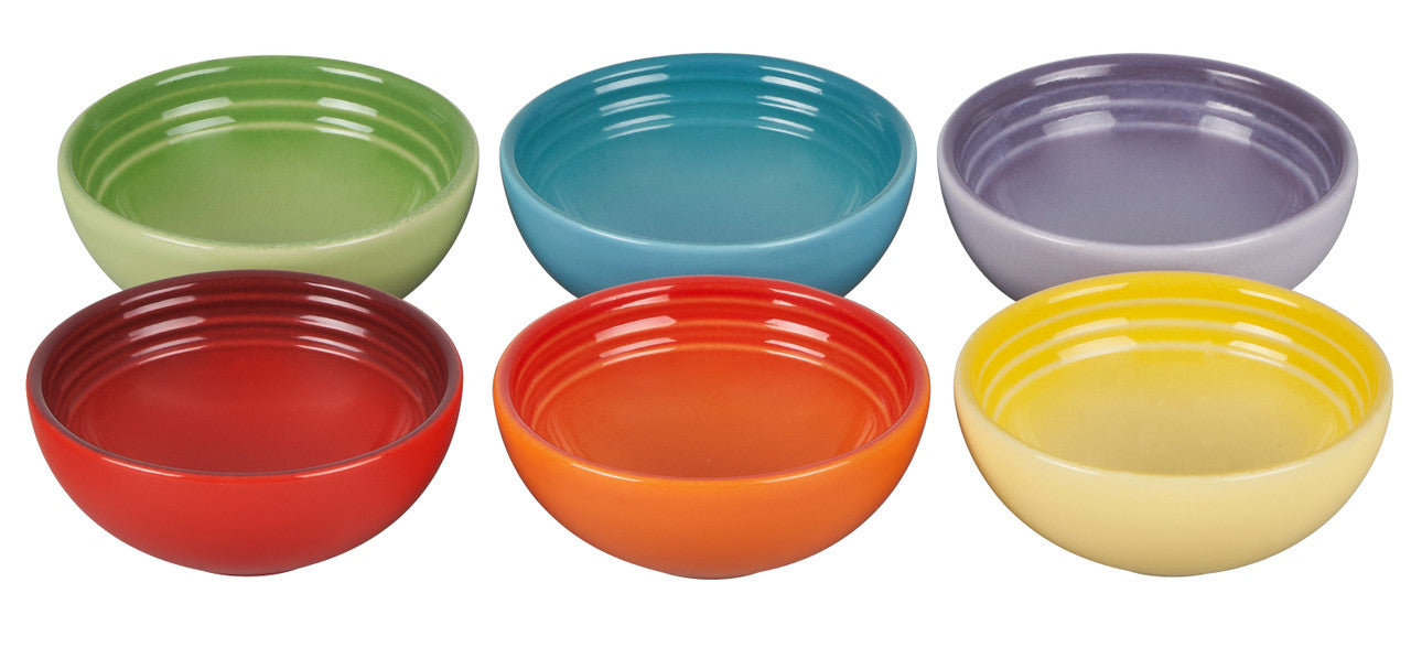 Le Creuset Pinch Bowls - Set of 6 - Multi-Color – The Cook's Warehouse