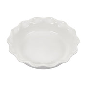 Le Creuset Stoneware 9 inch Fluted Pie Dish - White