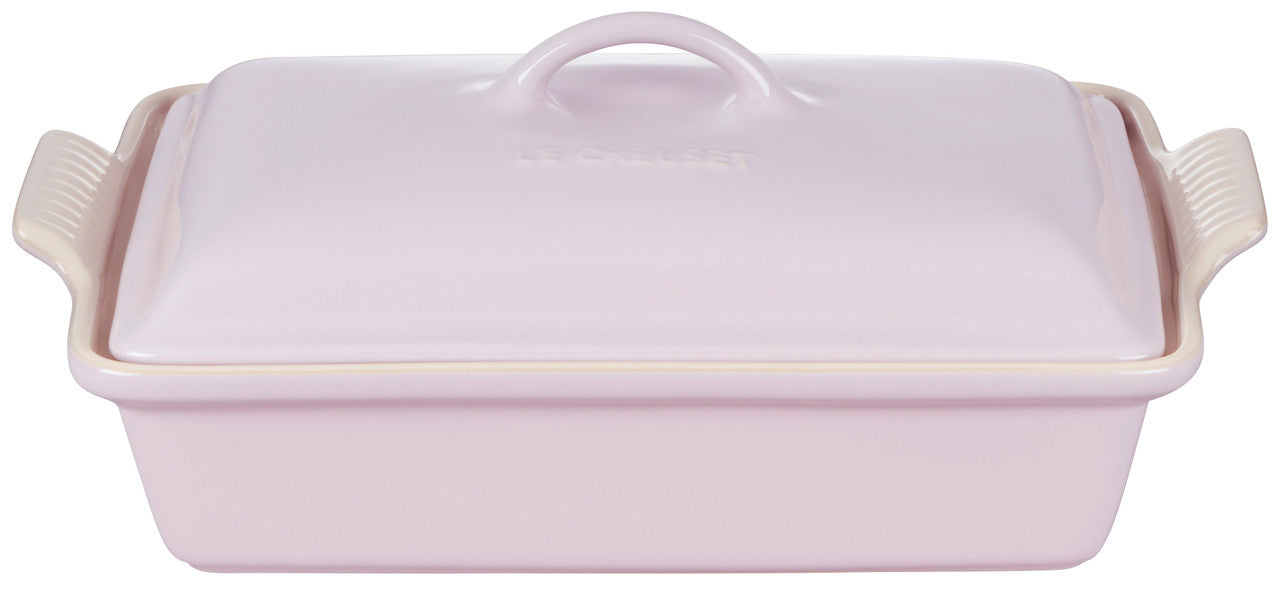 Le Creuset Stoneware Heritage 4 qt. Covered Rectangular Casserole - Shallot