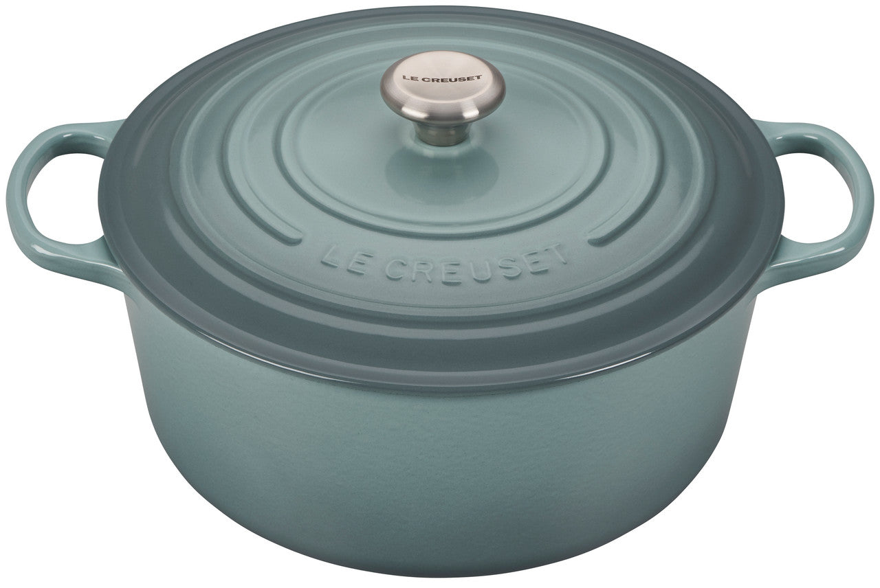 Le Creuset Signature Cast Iron Round Ovens - Sea Salt