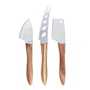 Swissmar Acacia Cheese Knives - 3 Piece Set