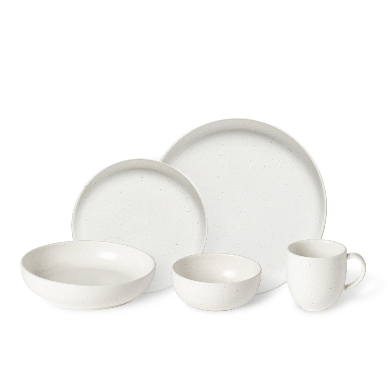 Casafina Pacifica 5 Piece Place Setting - Salt