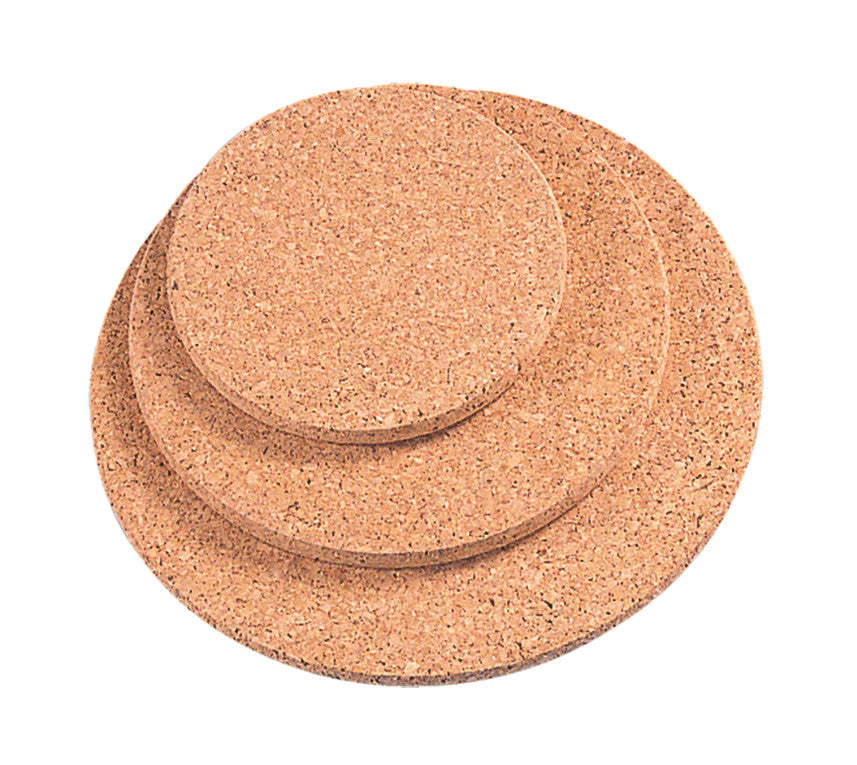 Natural Cork Trivets - Set of 3