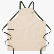 Hedley & Bennett Crossback Apron - Sage White