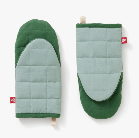 Hedley & Bennett Oven Mitts - Set of 2 in Shiso Green