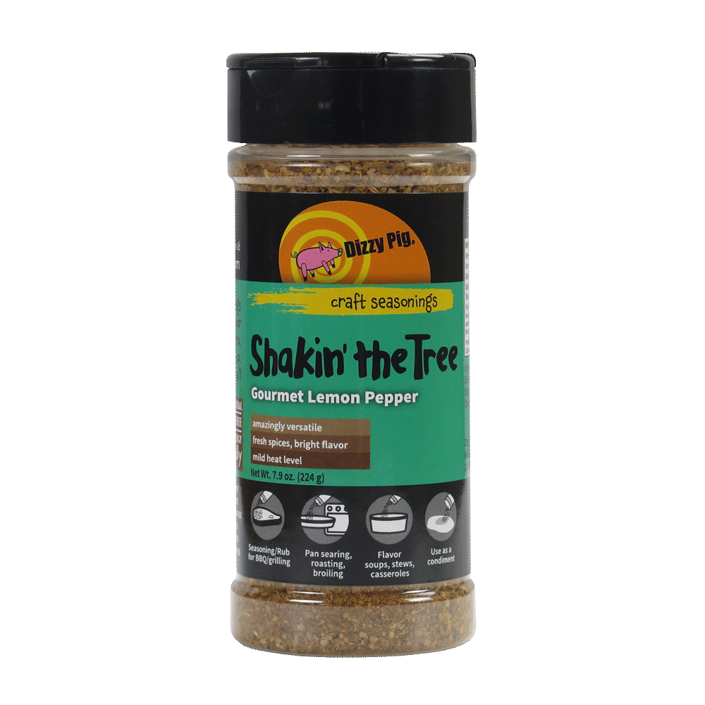 Dizzy Pig Shaking the Tree - 8 Ounce Shaker