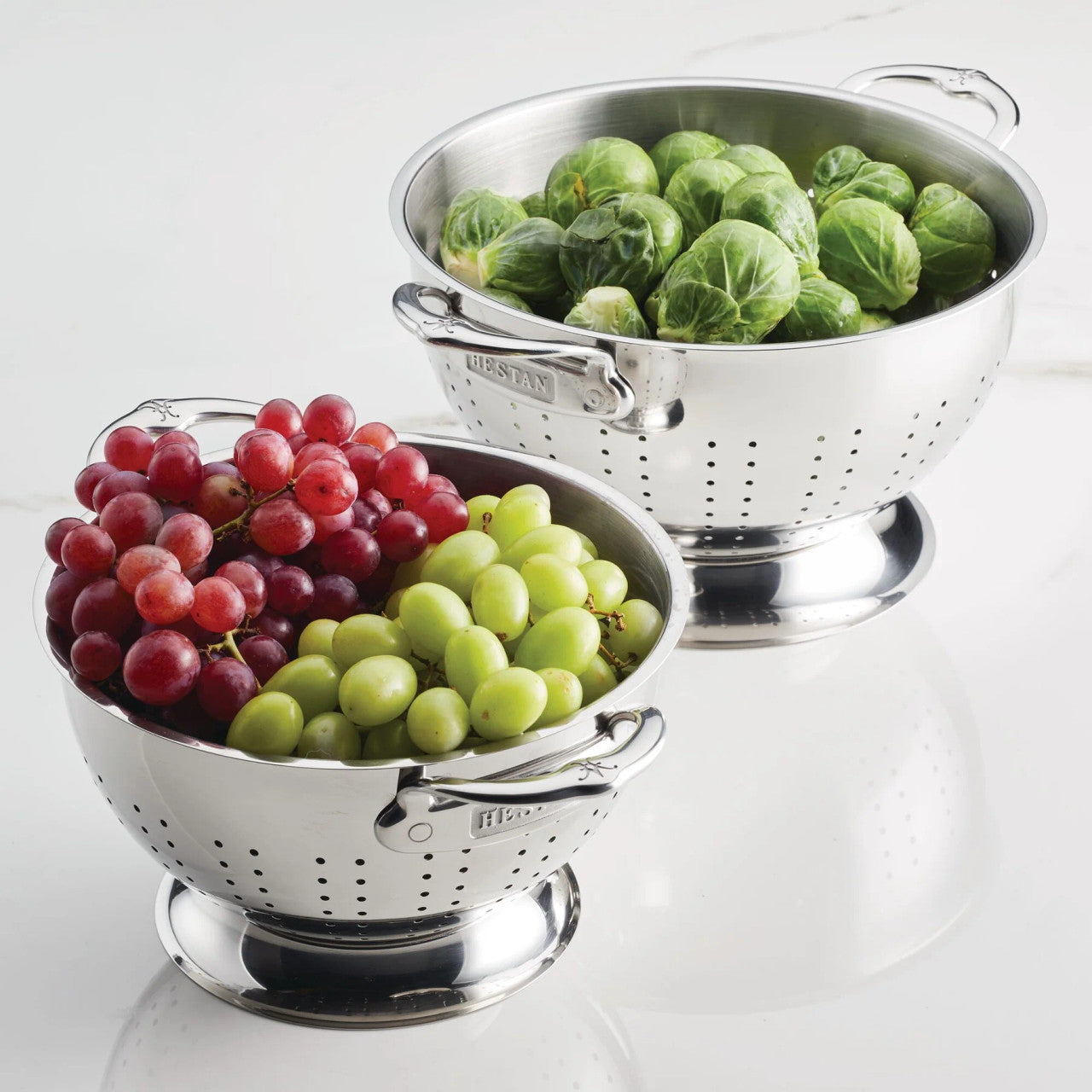 Hestan Provisions 2 Piece Stainless Steel Colander Set