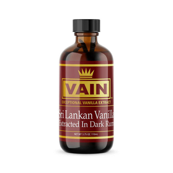 Vain Sri Lankan Vanilla Extracted in Dark Rum - 3.75 oz.
