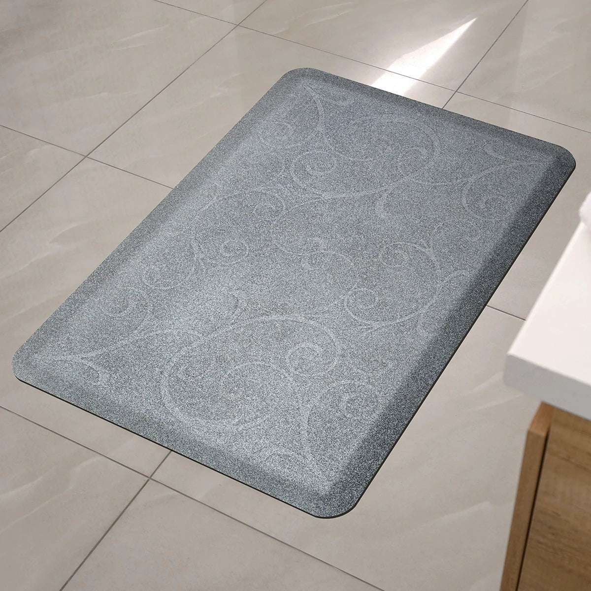 Wellness Mats Granite Collection Anti-Fatigue Mat - Beach, 3’ x 2’