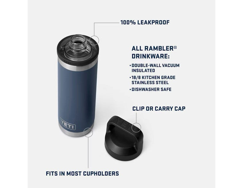 YETI 18 oz. Rambler Bottle with Chug Cap