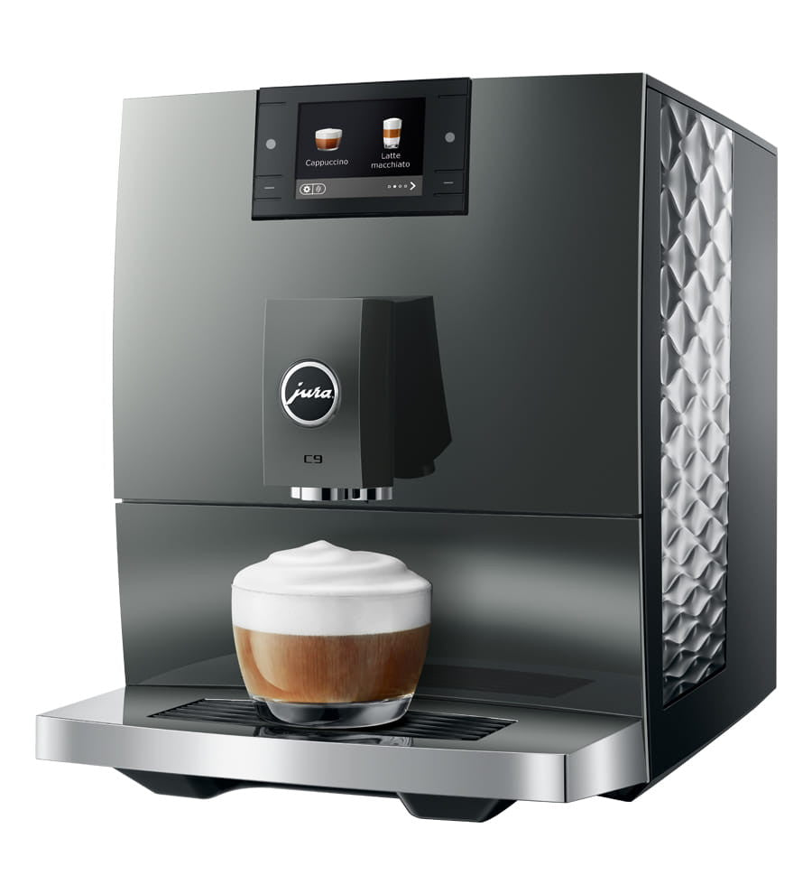 Jura C9 Automatic Coffee Machine - Piano Inox