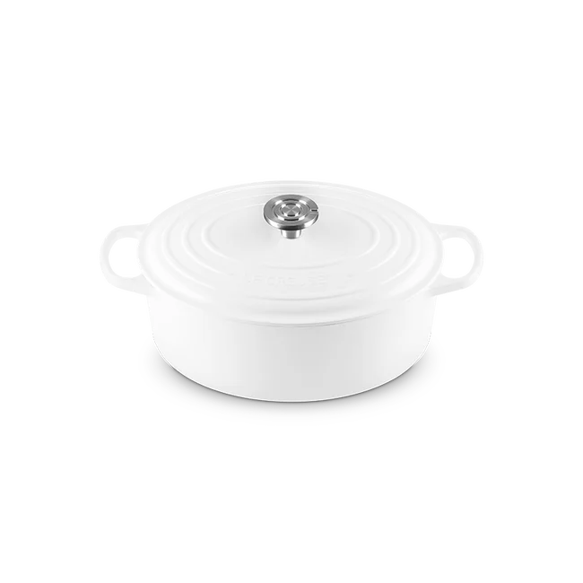 Le Creuset Signature Cast Iron Oval Ovens -White