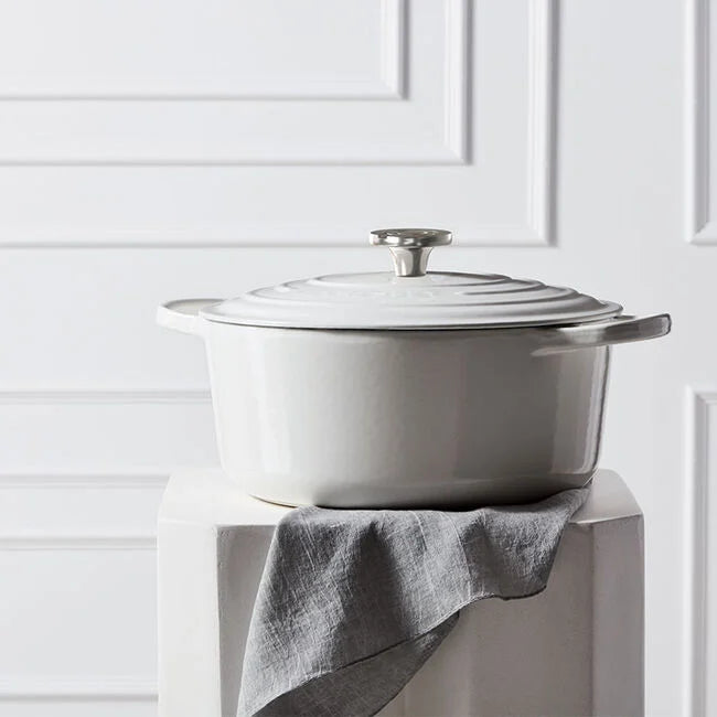 Le Creuset Signature Cast Iron Round Ovens - White
