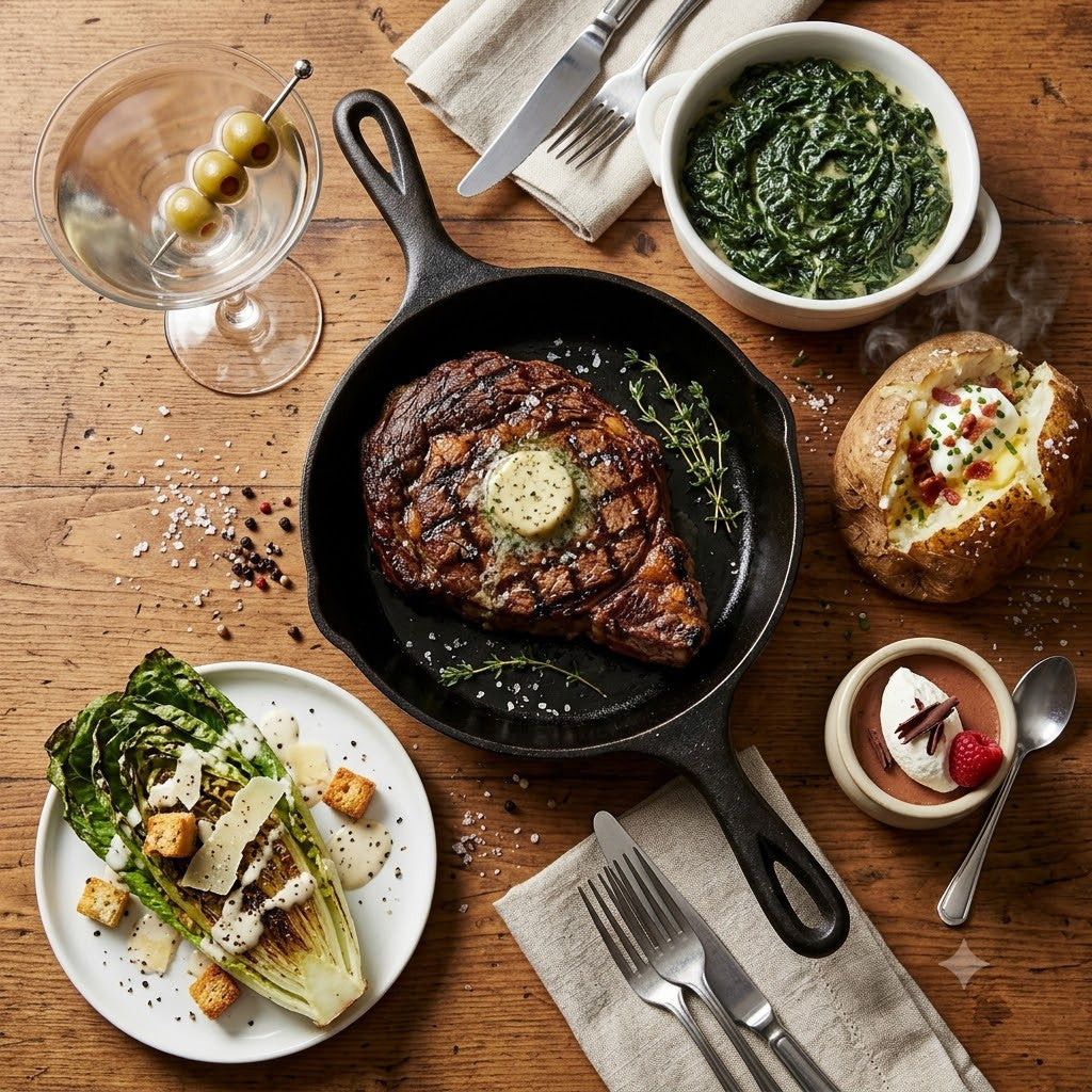 OCT 30 2026 6:30PM: Date Night: Steakhouse at Home - Hands On