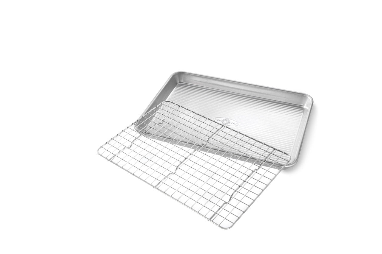 USA Pan 2-Piece Baking Pan and Rack Sets