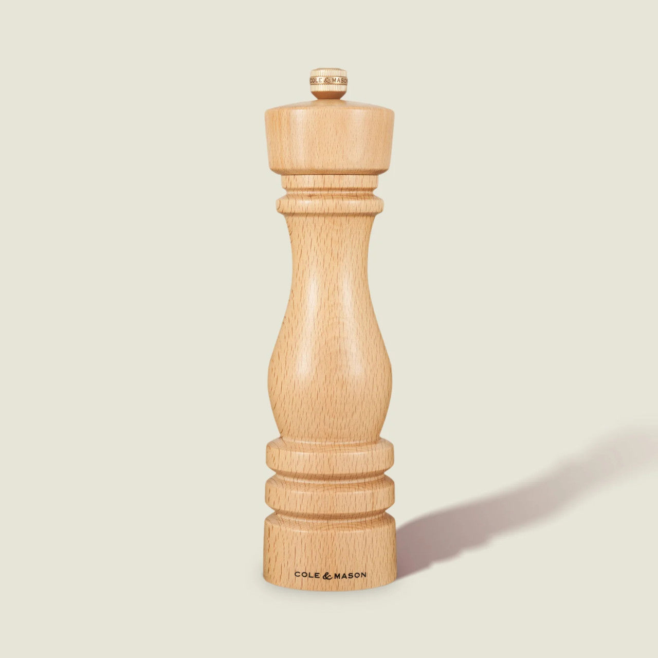 Cole & Mason London 8"Natural Wood Pepper Mill