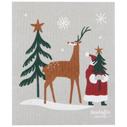 Now Designs Swedish Sponge Cloth - Santa's Reindeer