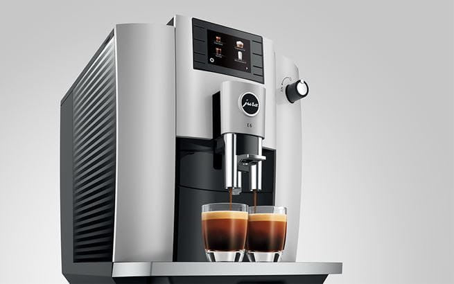 Jura E6 Automatic Coffee Machine - Platinum