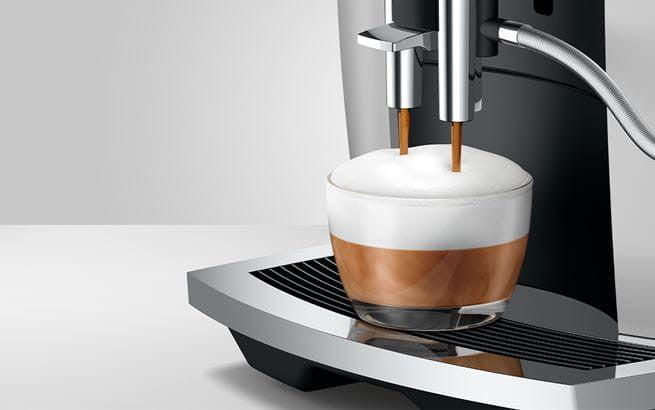 Jura E6 Automatic Coffee Machine - Platinum