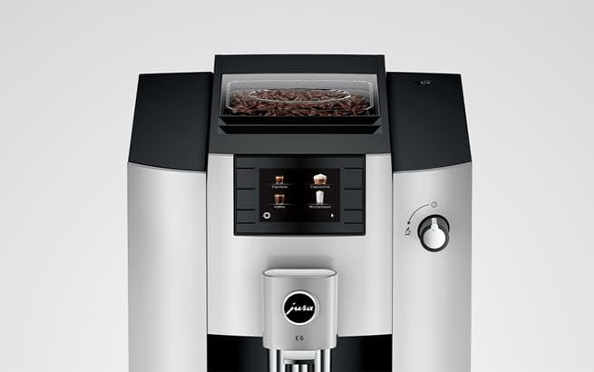 Jura E6 Automatic Coffee Machine - Platinum