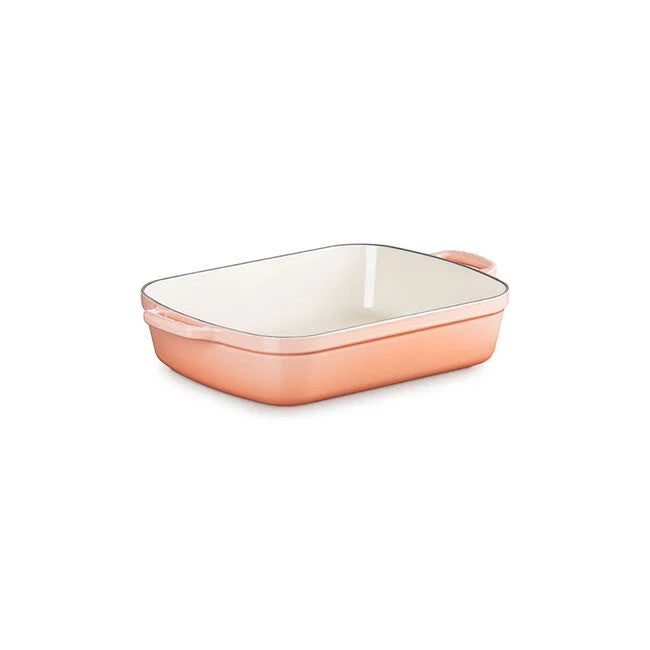 Le Creuset Signature 5.25QT Rectangular Roaster - Peche