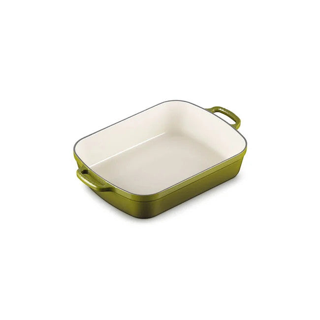 Le Creuset Signature 5.25QT Rectangular Roaster - Olive
