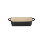 Le Creuset Signature 5.25QT Rectangular Roaster - Licorice