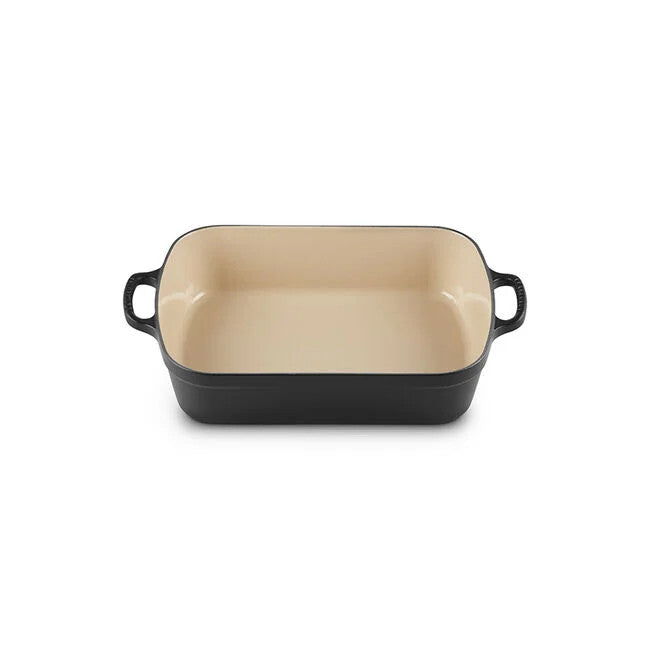 Le Creuset Signature 5.25QT Rectangular Roaster - Licorice
