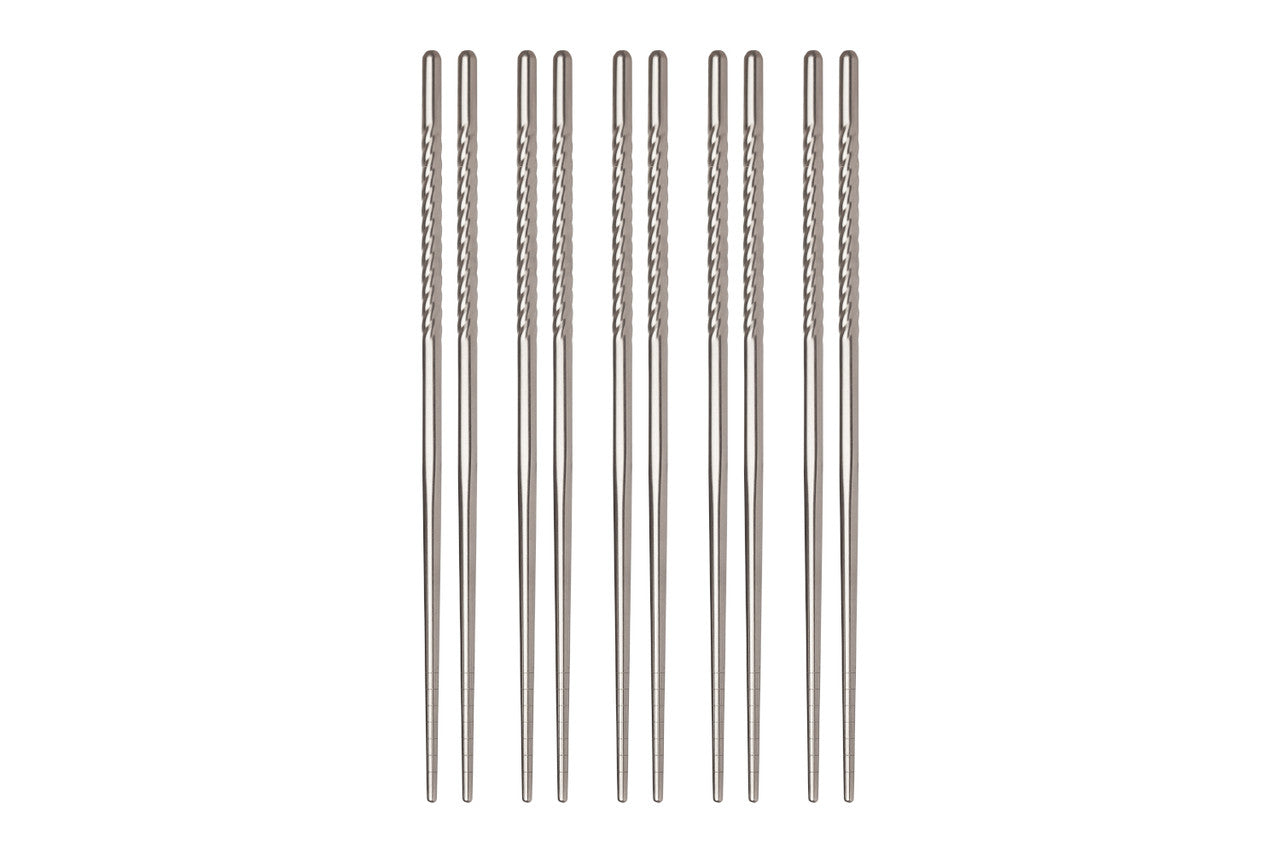 Helen's Asian Kitchen Stainless Steel Chopsticks - Set of 5