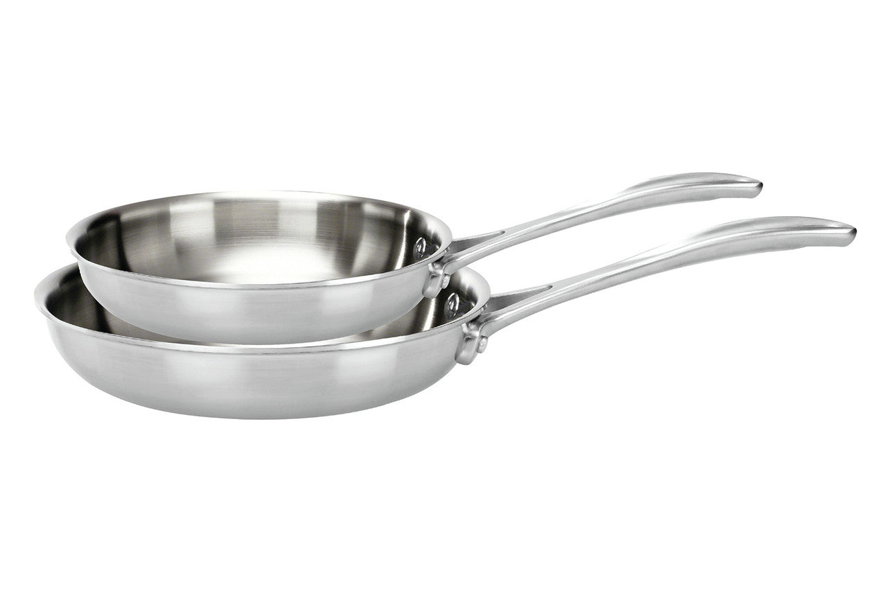 ZWILLING Spirit 2-Piece Stainless Steel Fry Pan Set