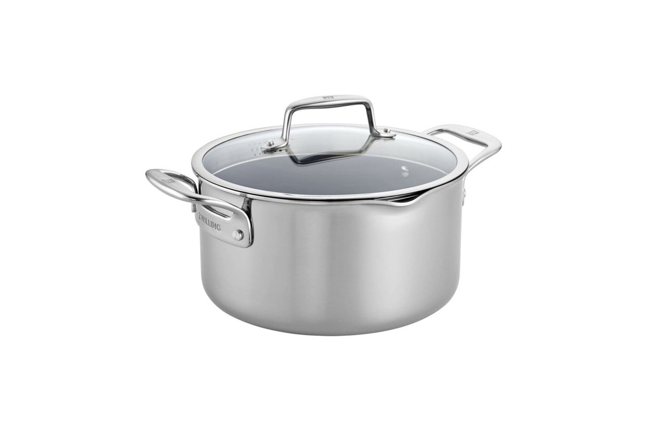 Zwilling CFX Stainless Steel 6 qt. Ceramic Nonstick Dutch Oven