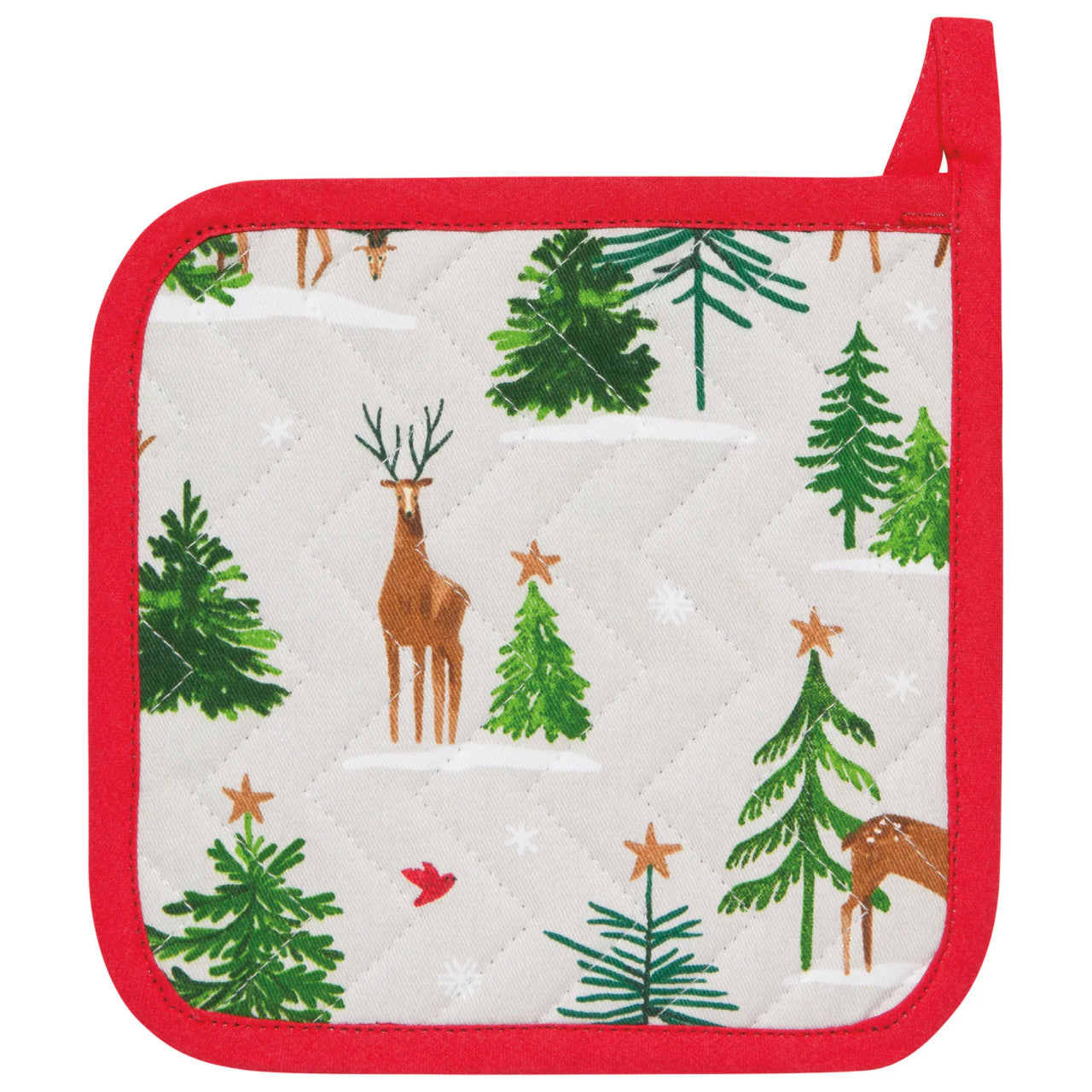 Now Designs Chef Pot Holder - Santa's Reindeer