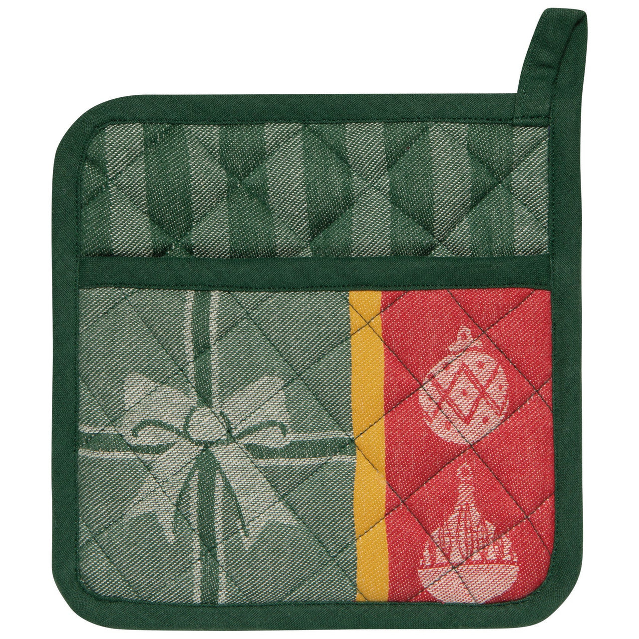 Now Designs Chef Pot Holder - Festive Fir Jacquard Christmas