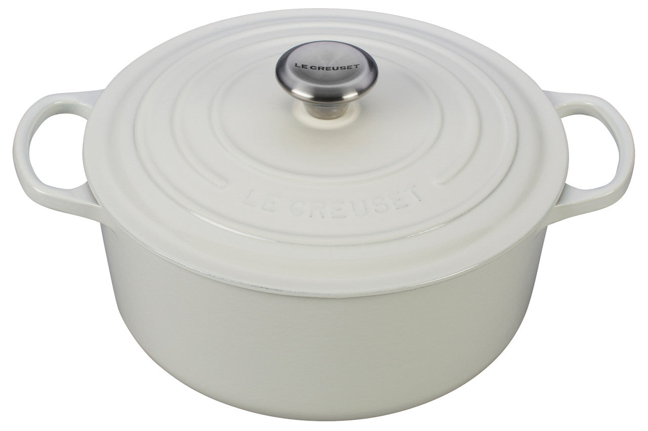 Le Creuset Signature Cast Iron Round Ovens - White