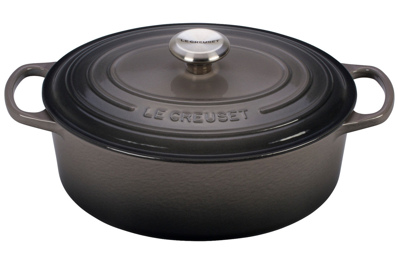 Le Creuset Signature Cast Iron Oval Ovens -Oyster