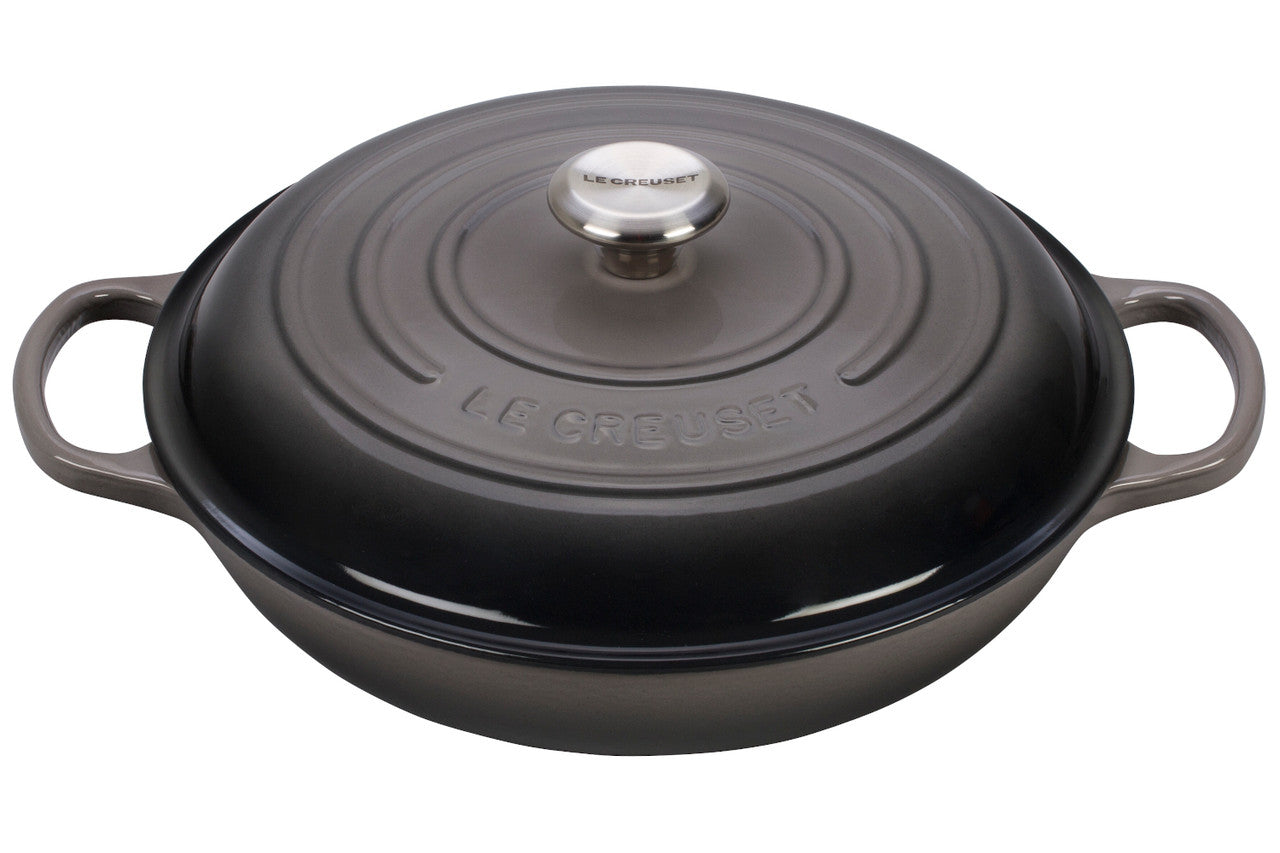 Le Creuset Signature Cast Iron Braisers - Oyster