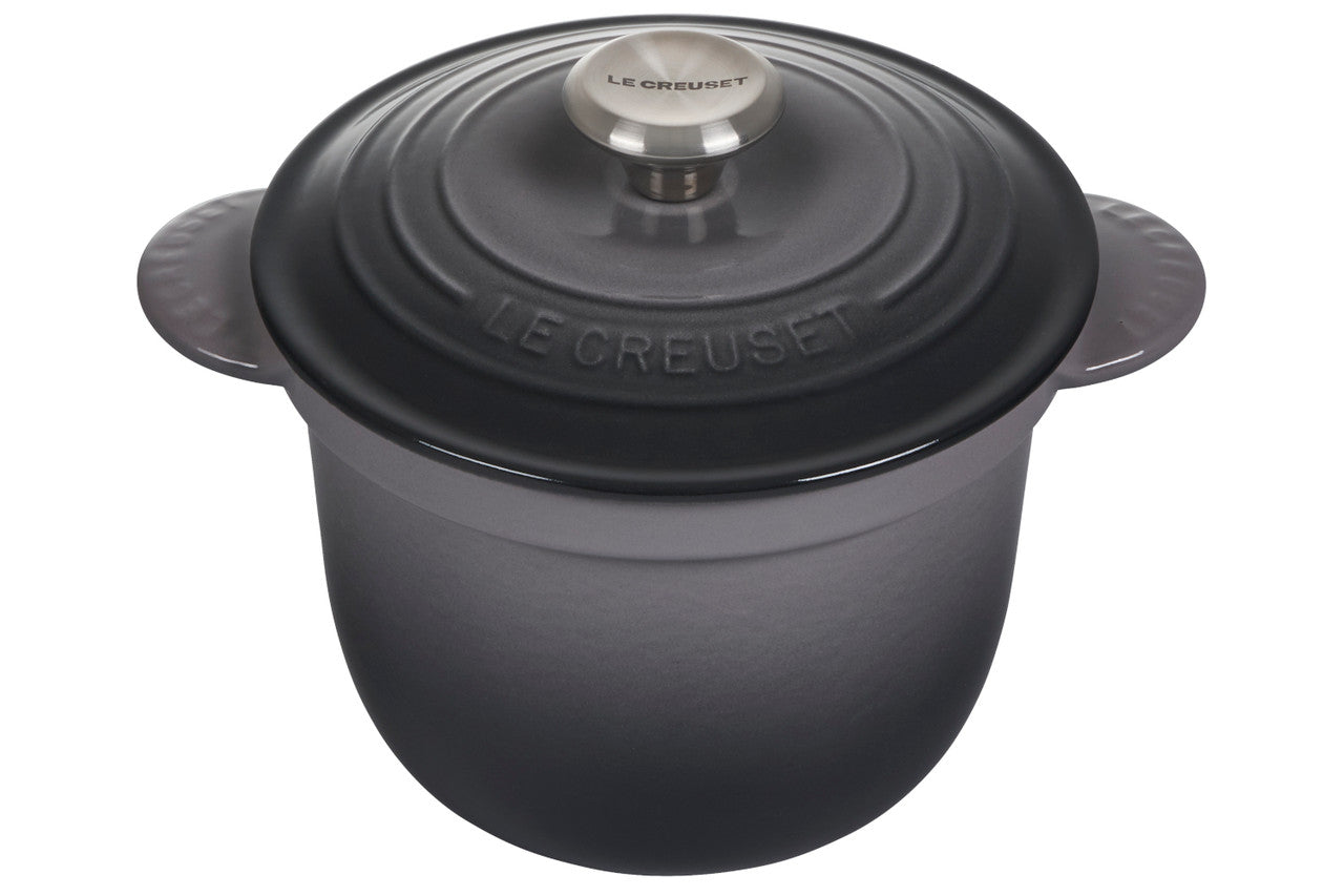 Le Creuset Cast Iron 2.25 qt. Rice Pot & Stoneware Insert - Oyster